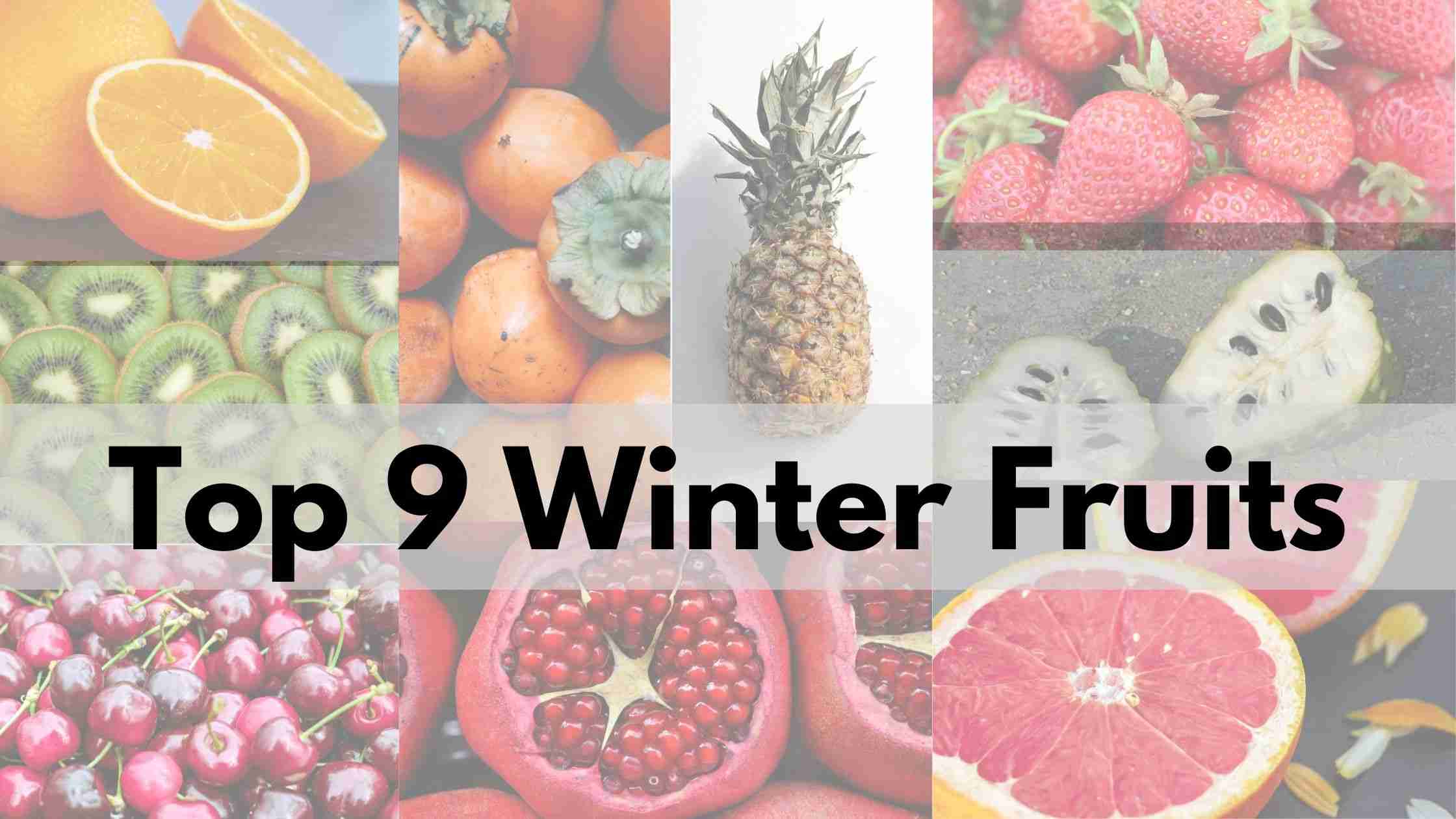 Top 9 Winter Fruits